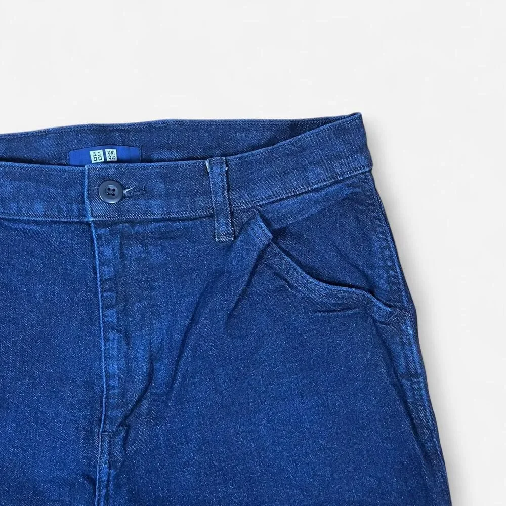 Uniqlo Men's Blue and Navy Jeans